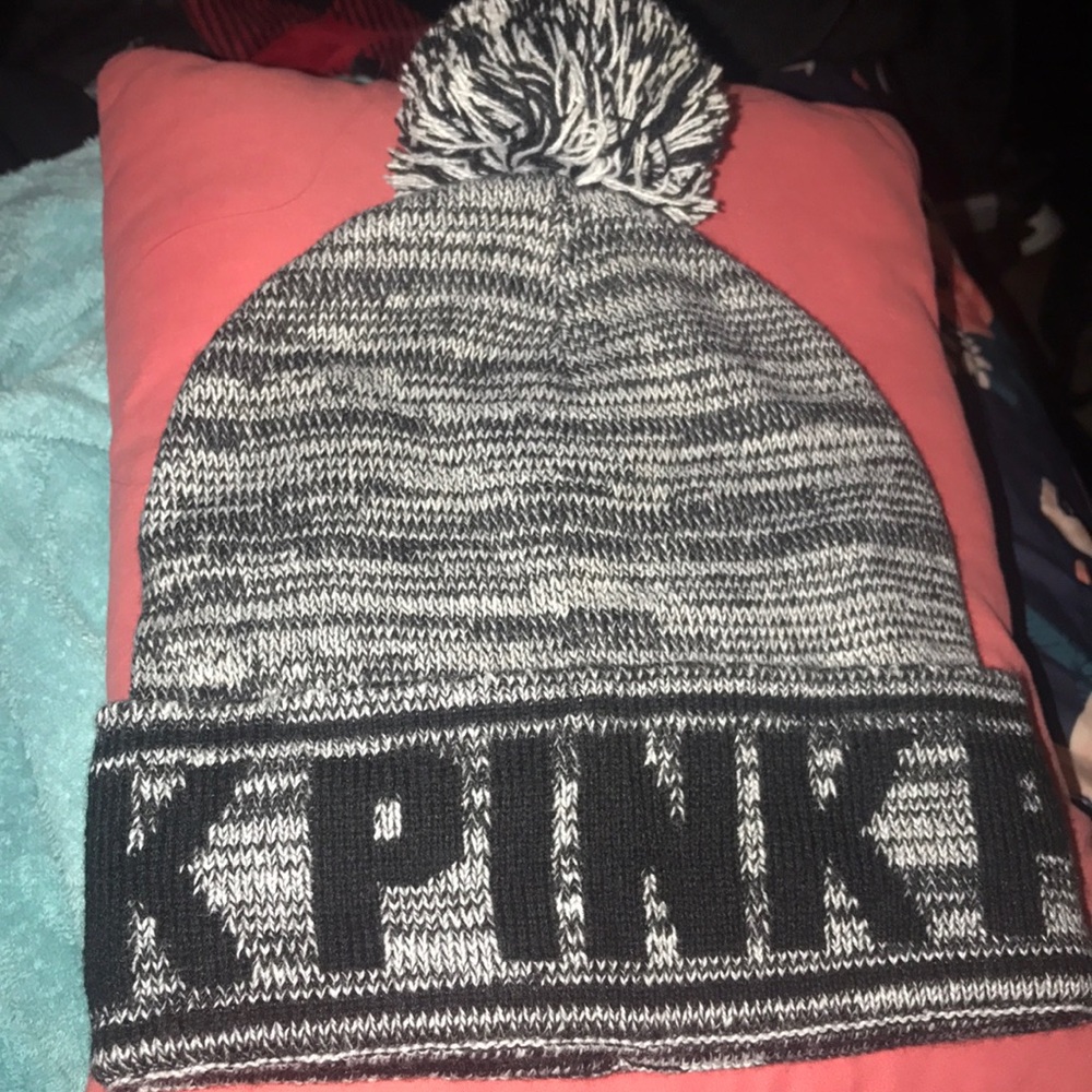 Vs pink beanie